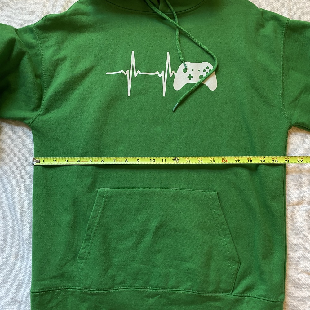 Green Hoodie with joystick for gamer - Picture 8 of 8